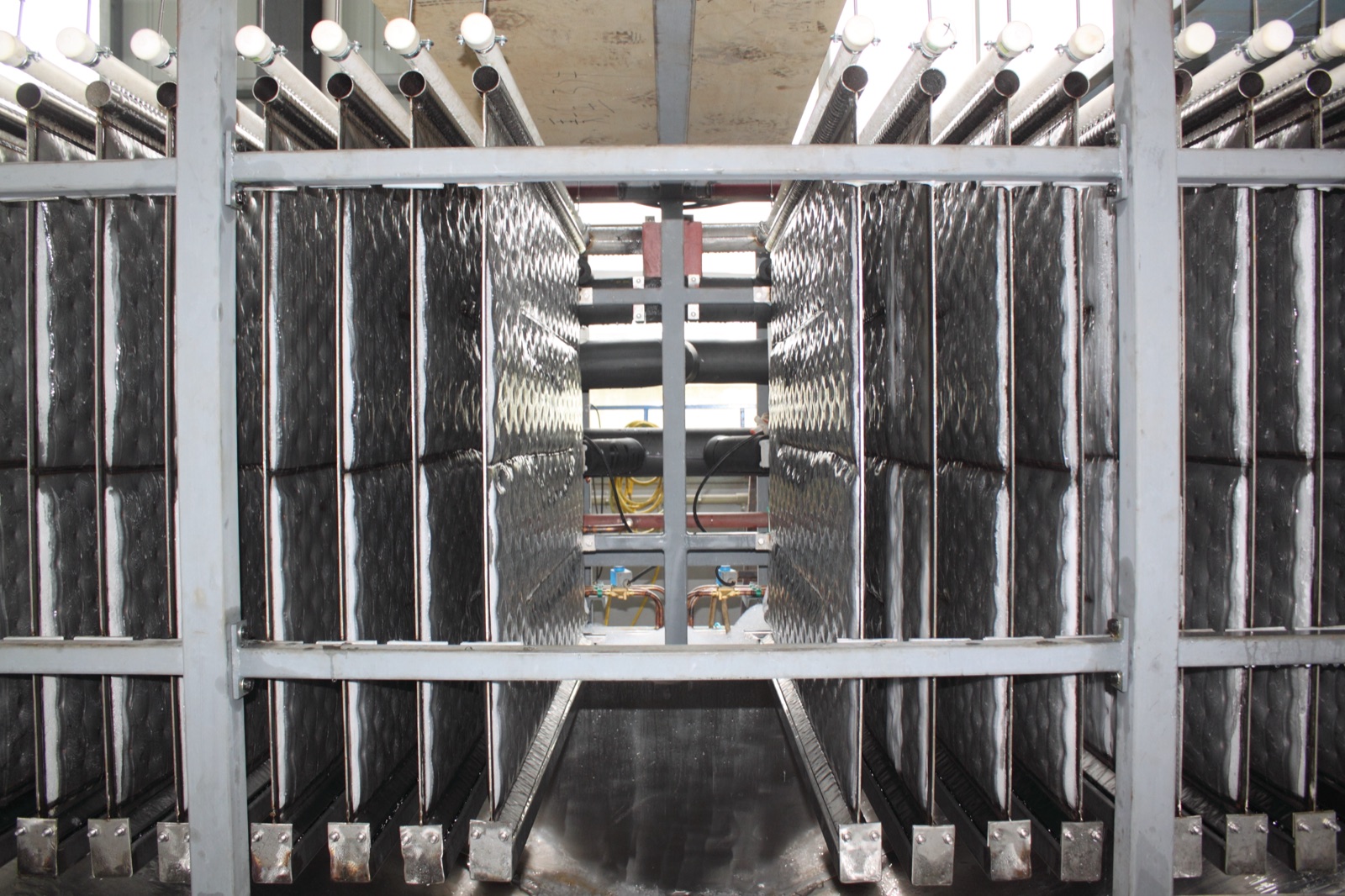 Plate ice machine evaporator